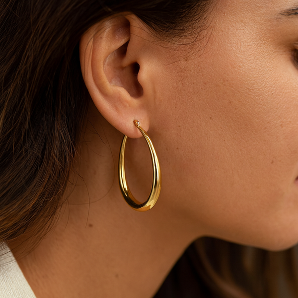 Martina - Vintage Gold Earrings