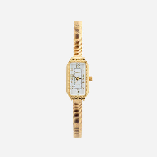 Theresa – Gold Rectangular Dial Watch