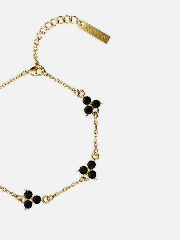 MIDNIGHT CLOVER BRACELET